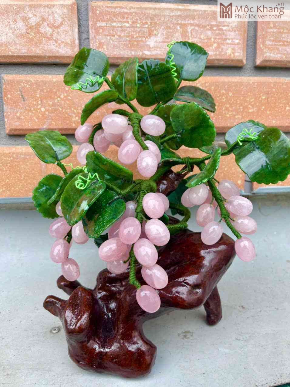 Cây Nho Tài Lộc Thạch Anh Hồng Cao 25 (cm) (1)_1 Cay Nho Tai Loc Thach Anh Hong Cao 25 cm 1 1