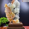 Tượng Chim Công Ngọc Onyx Huyết Cao 44(cm)