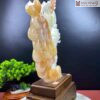 Tượng Chim Công Ngọc Onyx Huyết Cao 44(cm)