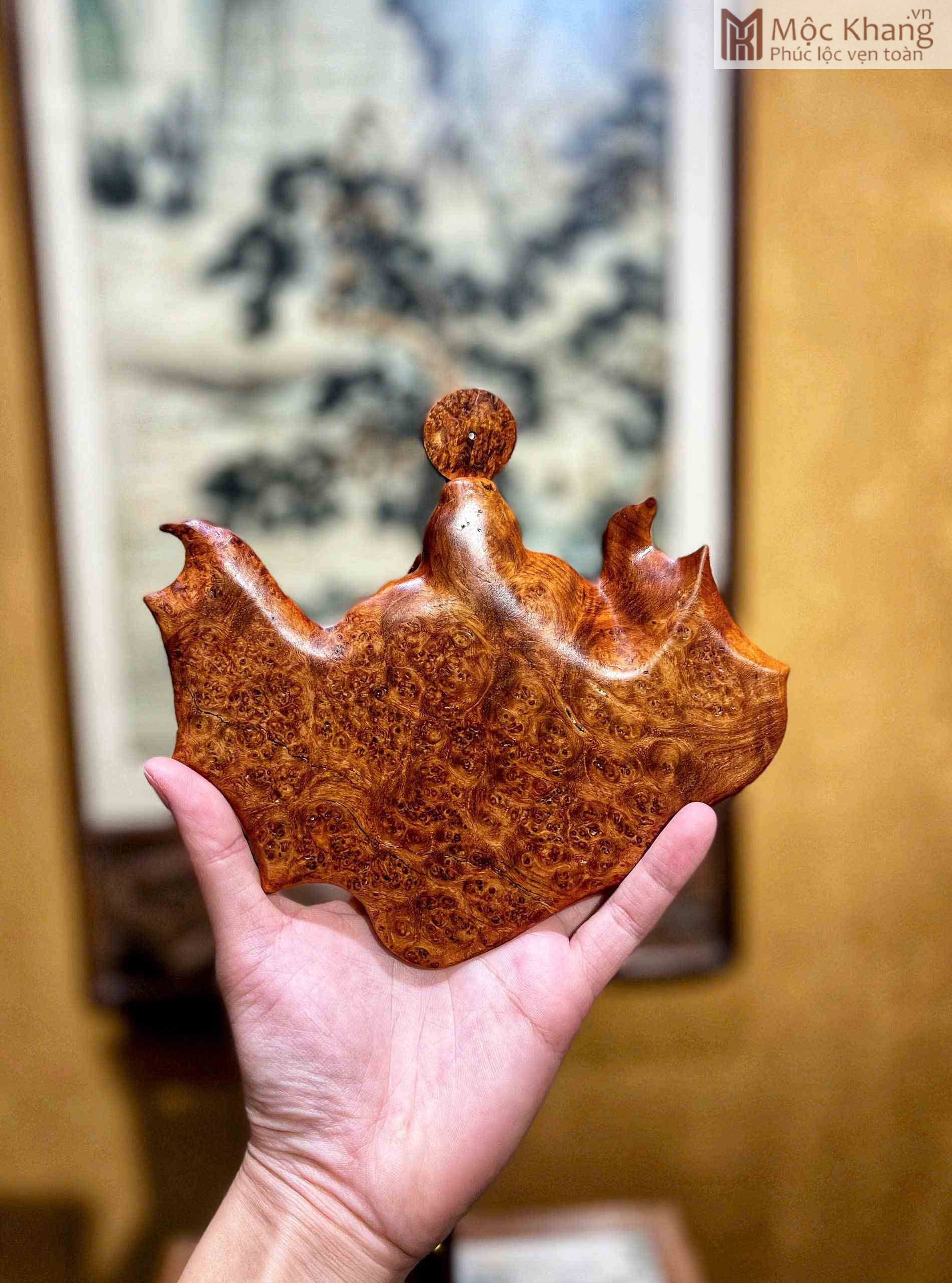 Tượng Dơi Gỗ Nu Hương Cao 14 (cm) (2) Tượng Dơi Gỗ Nu Hương Cao 14 (cm)