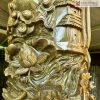 Tượng Lý Ngư Vọng Nguyệt Gỗ Thủy Tùng Cao 217 (cm)