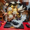Tượng Phượng Hoàng Hoa Gỗ Sưa Cao 41 (cm)
