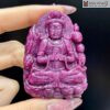 Mặt Dây Như Lai Đại Nhật Đá Ruby