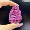 Mặt Dây Phật Thích Ca Đá Ruby