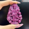 Mặt Dây Quan Âm Bồ Tát Đá Ruby