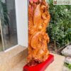 tuong ca chep hoa rong go huong cao 95 cm 2
