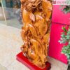 tuong ca chep hoa rong go huong cao 95 cm 3
