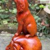 Tượng Chó Gỗ Hương