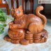 Tượng Mèo Gỗ Ngọc Am