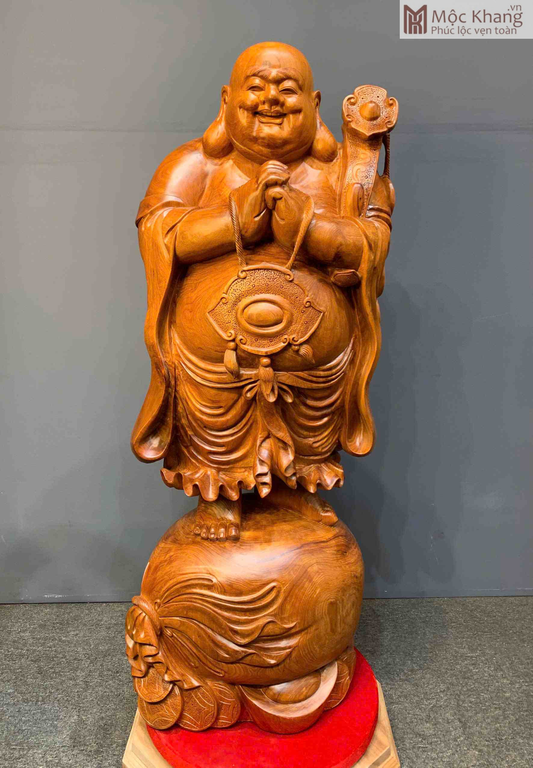 tuong-phat-di-lac-chuc-phuc-go-ngoc-am-cao-129-cm (1) Tượng Phật Di Lặc Chúc Phúc Gỗ Ngọc Am