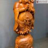 tuong phat di lac chuc phuc go ngoc am cao 129 cm 3