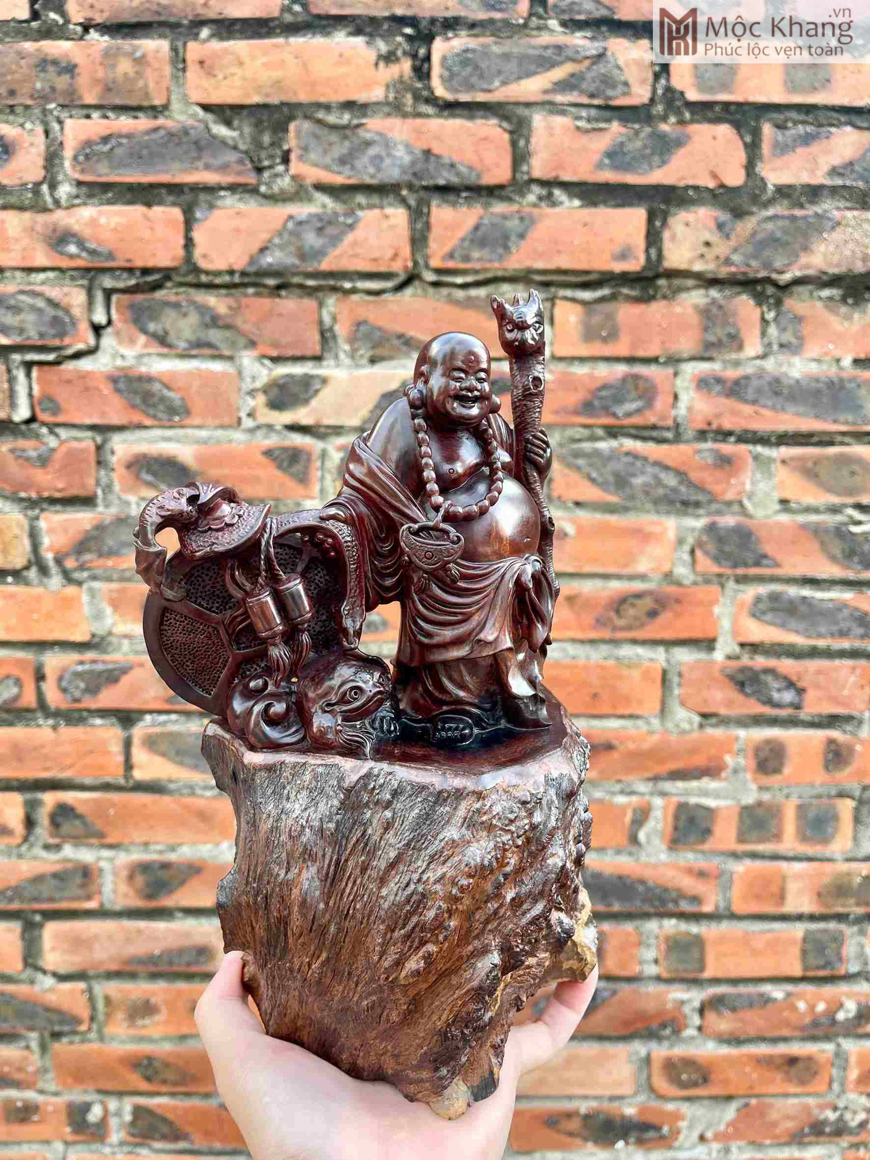 tuong-phat-di-lac-go-nu-trac-cao-27-cm (2) tuong phat di lac go nu trac cao 27 cm 2