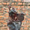 tuong phat di lac go nu trac cao 27 cm 3