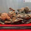 Tượng Song Nghê Gỗ Trắc