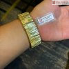 vong tay ban khuc da thach anh toc vang ban 22 mm 2
