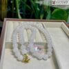 Chuỗi Cổ Thạch Anh Trắng Hạt 10,5 (mm)