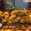 Tác Phẩm Song Long Gỗ Hoàng Đàn Ngang 60 (cm)