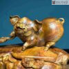 tuong heo go huong chun sun cao 30 cm 2