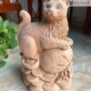 tuong meo go ngoc am cao 46cm 3
