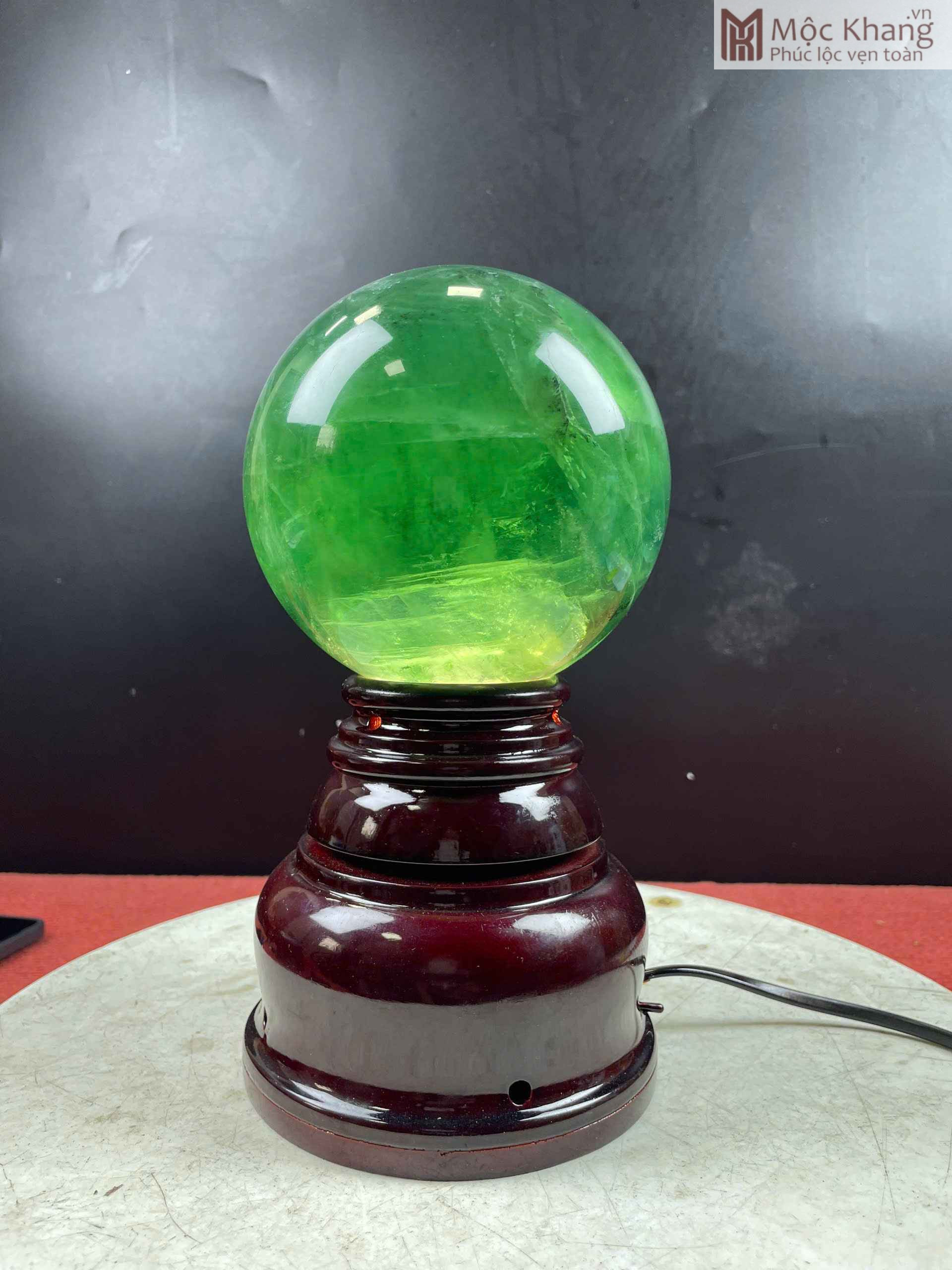 Bi Cầu Fluorite Tự Nhiên Đường Kính 13 (cm) (3)_3 Bi Cầu Fluorite Tự Nhiên Đường Kính 13 (cm)