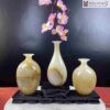Bộ 3 Tam Khí Ngọc Onyx Huyết Cao 30 (cm)