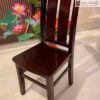 Bộ Bàn Ghế Gỗ Hương Xám Cao 98 (cm)
