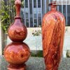 Bộ Hồ Lô Và Bình Gỗ Cẩm Lai Cao 57 (cm)