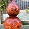 Bộ Hồ Lô Và Bình Gỗ Cẩm Lai Cao 57 (cm)