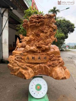 Cầu Bát Mã Gỗ Ngọc Am Cao 110 (cm)