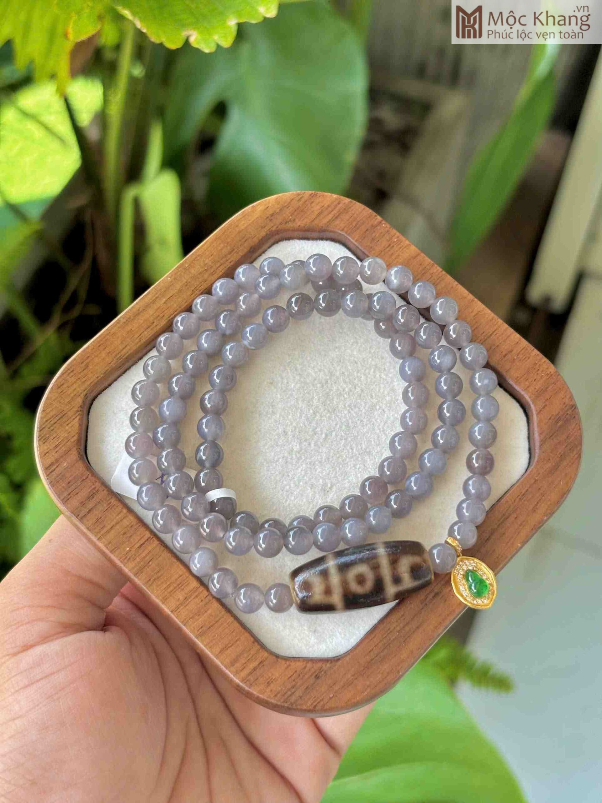 Chuỗi Ngọc Cẩm Thạch Mix Charm Hồ Lô Hạt 6 (mm) (2)_2