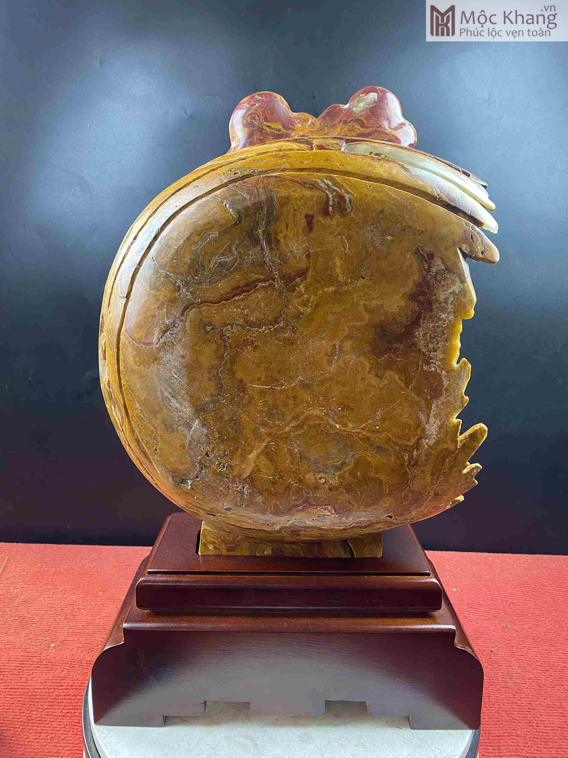 Hoa Sen Đá Ngọc Onyx Cao 30 (cm) (4)_4