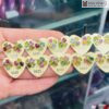 Hoa Tai Bạc S925 Tourmaline Cỏ 4 Lá