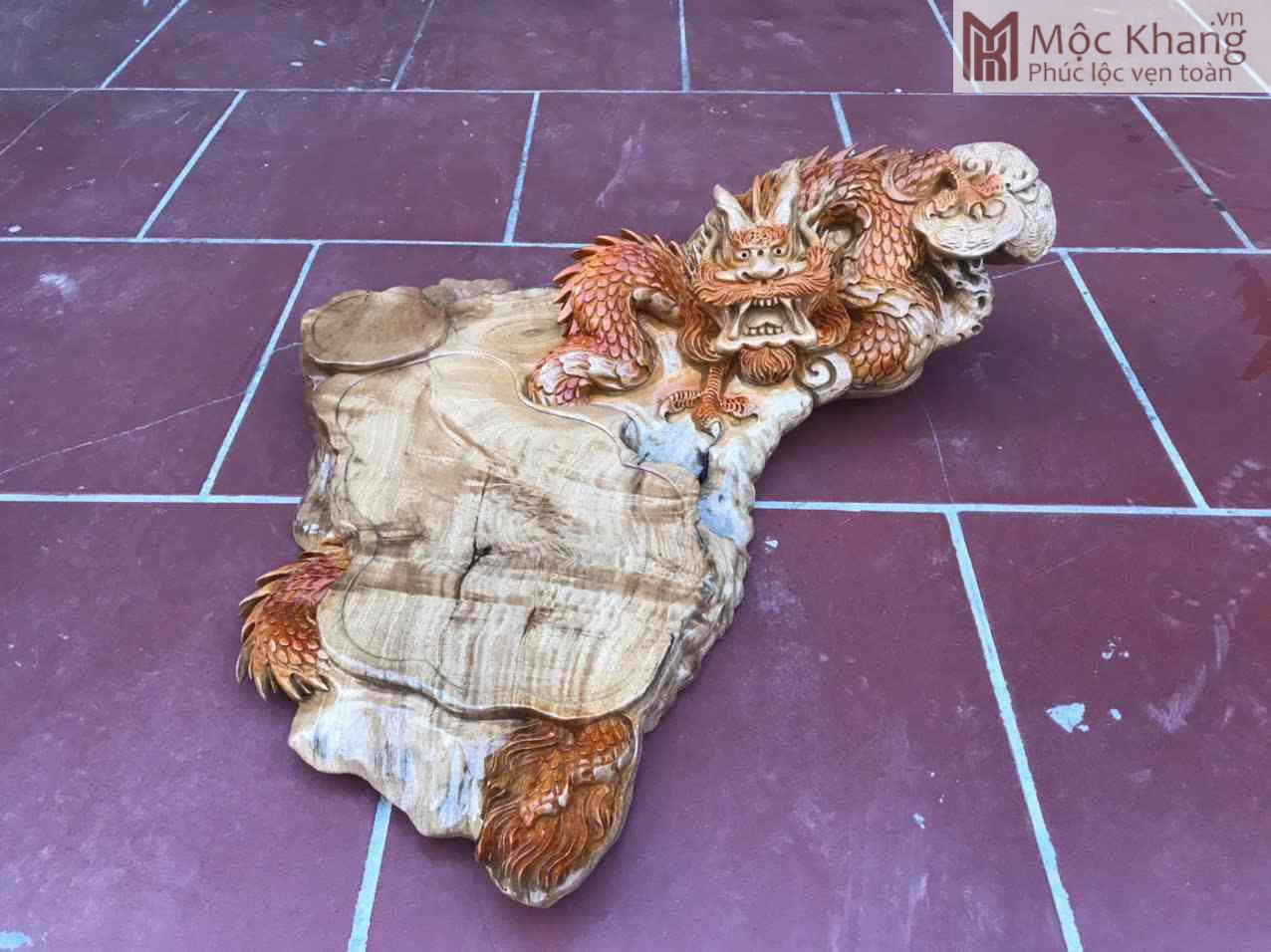 Khay Trà Gỗ Dã Hương Vàng Nguyên Khối Dài 75 (cm) (4)_6 Khay Trà Gỗ Dã Hương Vàng Nguyên Khối Dài 75 (cm)