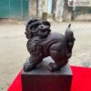 Lân Sư Kim Tiền Gỗ Trắc Cao 18 (cm)