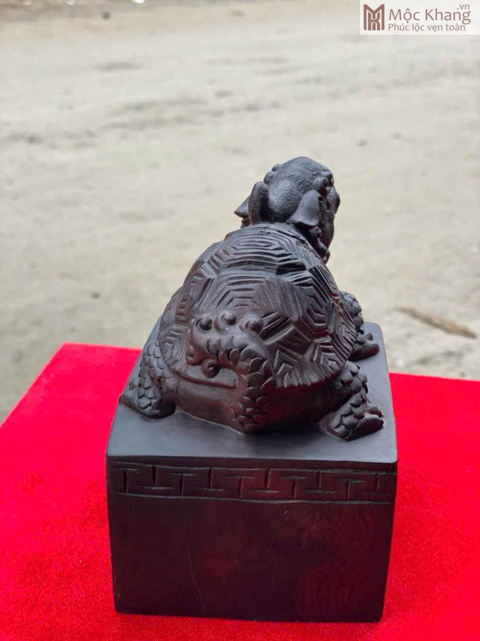 Long Quy Gỗ Trắc Đen Cao 14 (cm) (1)_1 Long Quy Go Trac Den Cao 14 cm 1 1