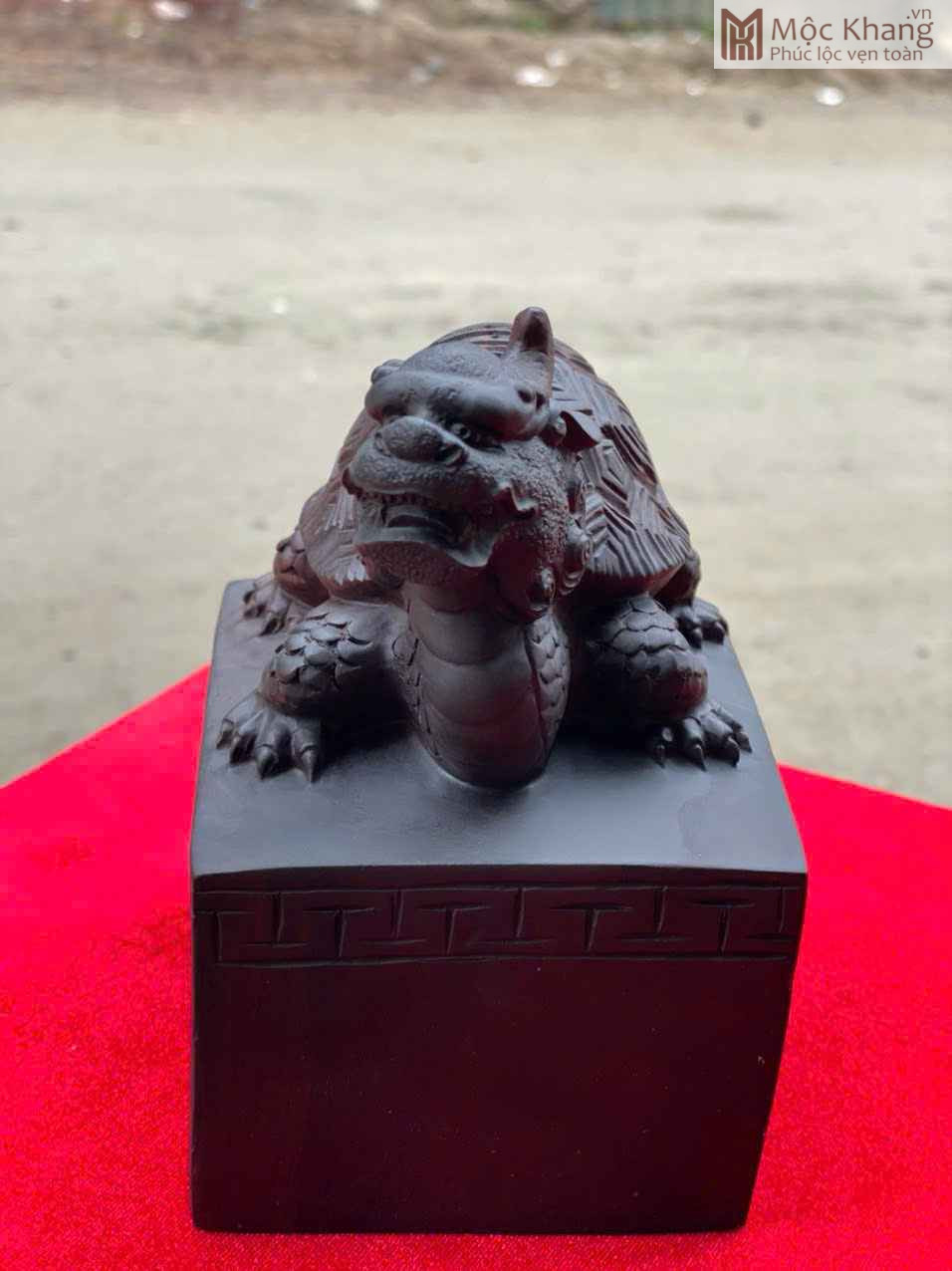 Long Quy Gỗ Trắc Đen Cao 14 (cm) (5)_5 Long Quy Go Trac Den Cao 14 cm 5 5
