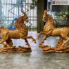 Tượng Long Mã Gỗ Ngọc Am Cao 55 (cm)