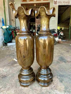 Lục Bình Gỗ Thủy Tùng Cao 80 (cm)