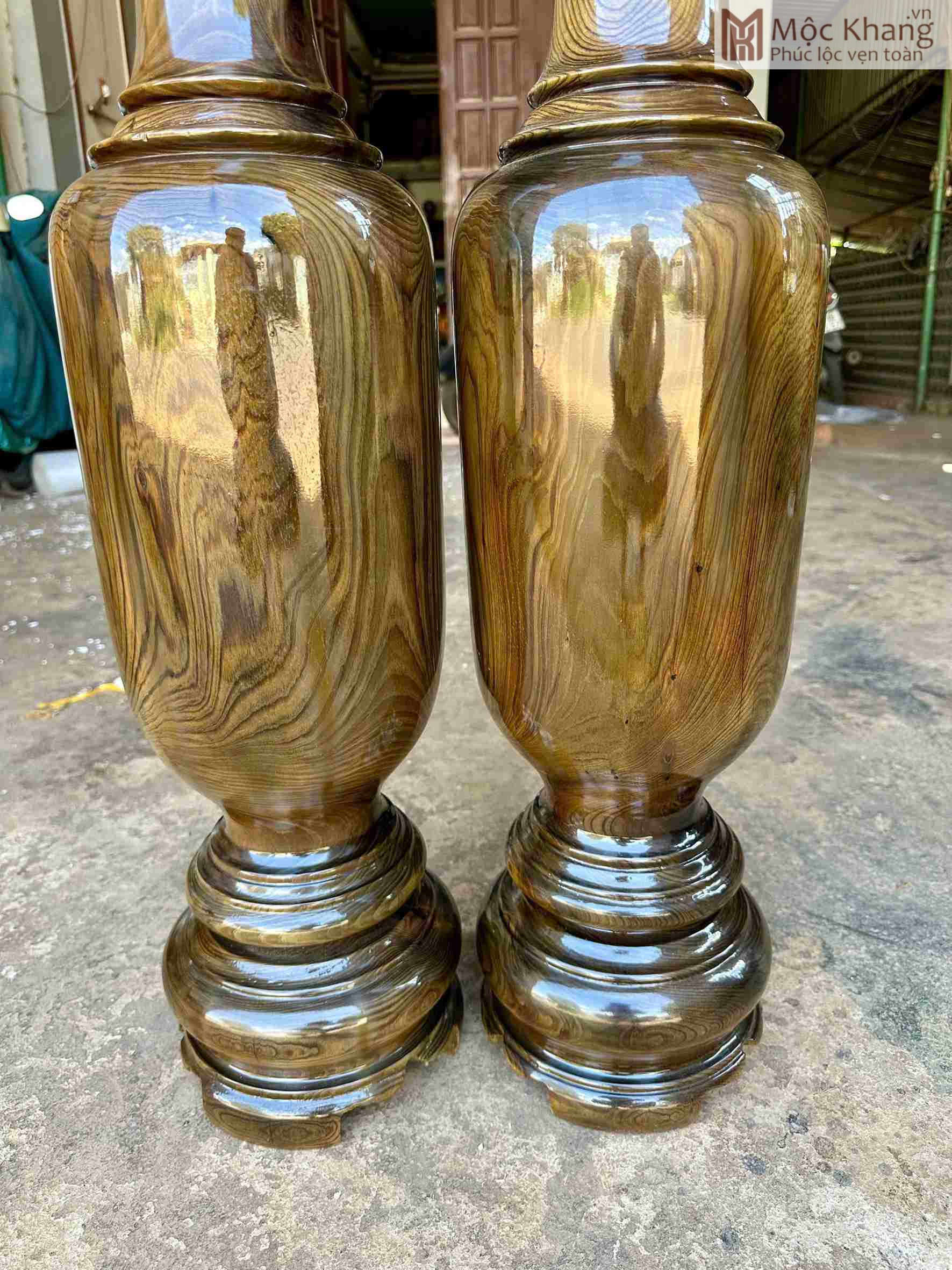 Lục Bình Gỗ Thủy Tùng Cao 80 (cm) (4)_4