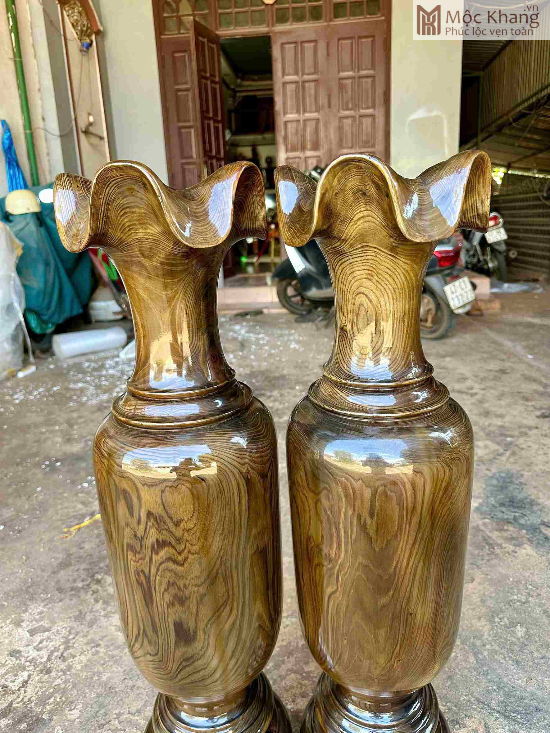 Lục Bình Gỗ Thủy Tùng Cao 80 (cm) (5)_5 Lục Bình Gỗ Thủy Tùng Cao 80 (cm)