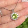Mặt Dây Peridot Thiên Nhiên