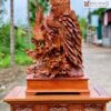 Tượng Chim Công Phu Thê Viên Mãn Gỗ Hương Cao 55 (cm)