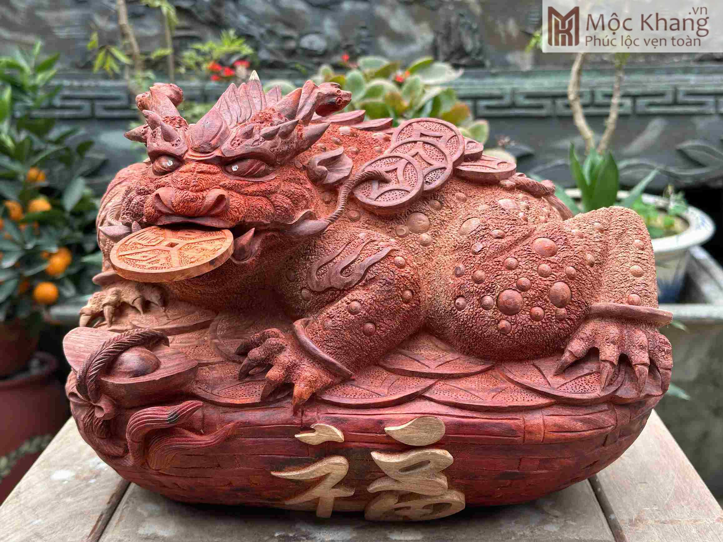 Thiềm Thừ Hóa Long Gỗ Mộc Tử Đàn Ngang 32 (cm) (1)_1 Thiềm Thừ Hóa Long Gỗ Mộc Tử Đàn Ngang 32 (cm)