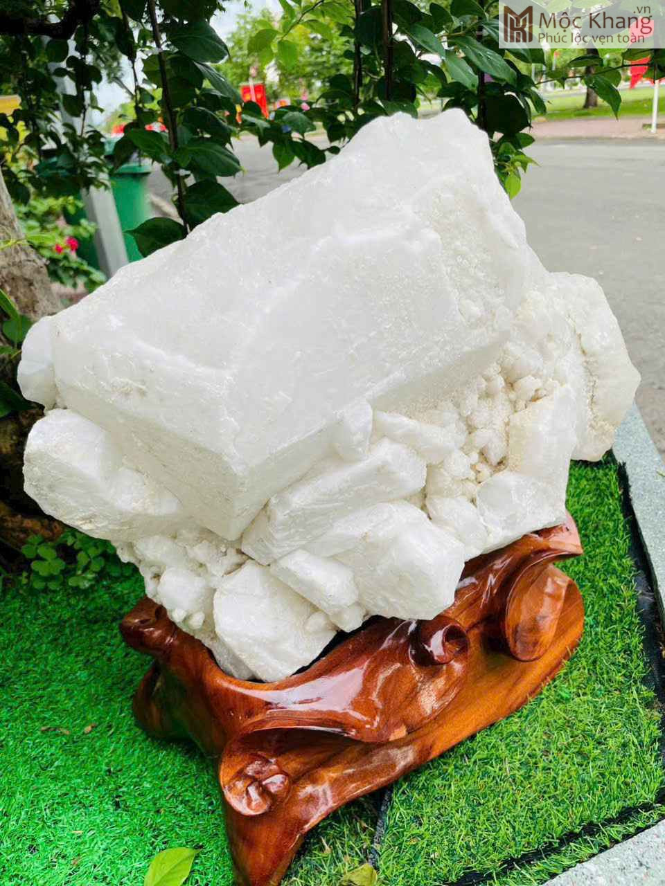 Tinh Thể Thạch Anh Trắng Cao 42 (cm) (4)_4 Tinh The Thach Anh Trang Cao 42 cm 4 4
