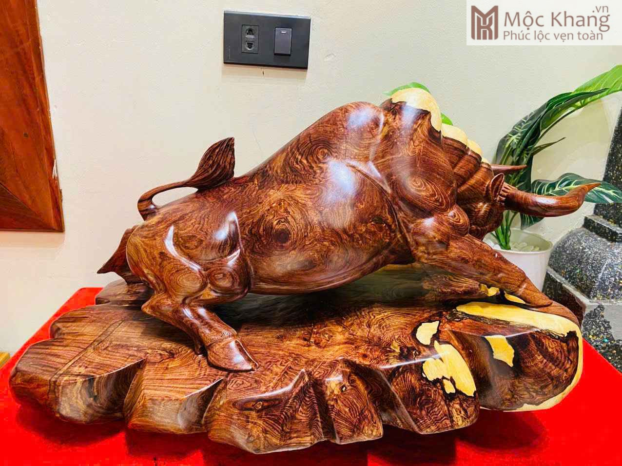 Tượng Bò Tót Cao 34 (cm) (7)_7 Tuong Bo Tot Cao 34 cm 7 7