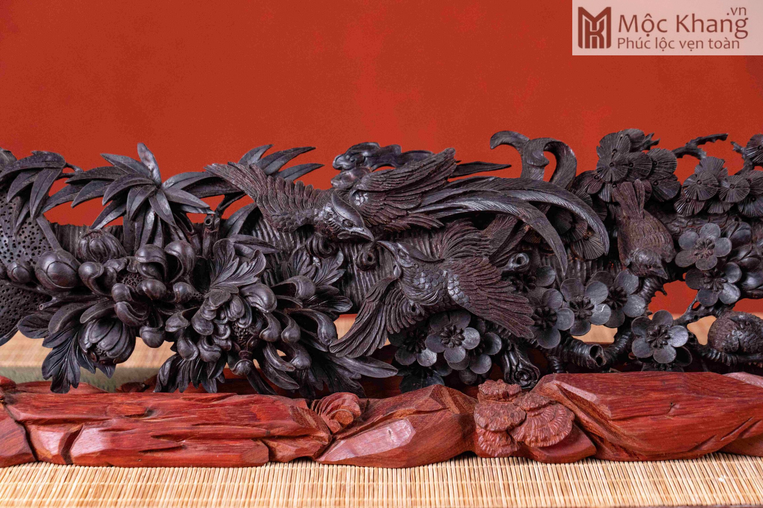 Tượng Chim Công Gỗ Tử Đàn Cao 15 (cm) (2)_2 Tuong Chim Cong Go Tu Dan Cao 15 cm 2 2 scaled