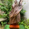 Tượng Đạt Ma Sư Tổ Gỗ Bách Xanh Cao 65 (cm)