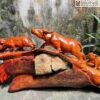 Tượng Gia Đình Trâu Gỗ Hương Cao 40 (cm)