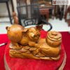 Tuong Heo Tien Vang Go Huong Cao 38 cm 3 3