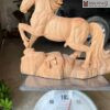Tượng Nhất Mã Thong Dong Gỗ Ngọc Am Cao 36 (cm)